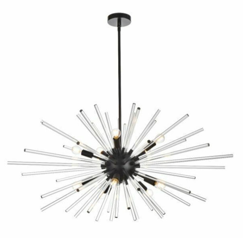 Modern black sputnik dining - modern,
